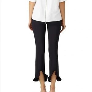 Opening Ceremony Women’s‎ High Waist Ruffle Leg Black Trouser Dress Pants